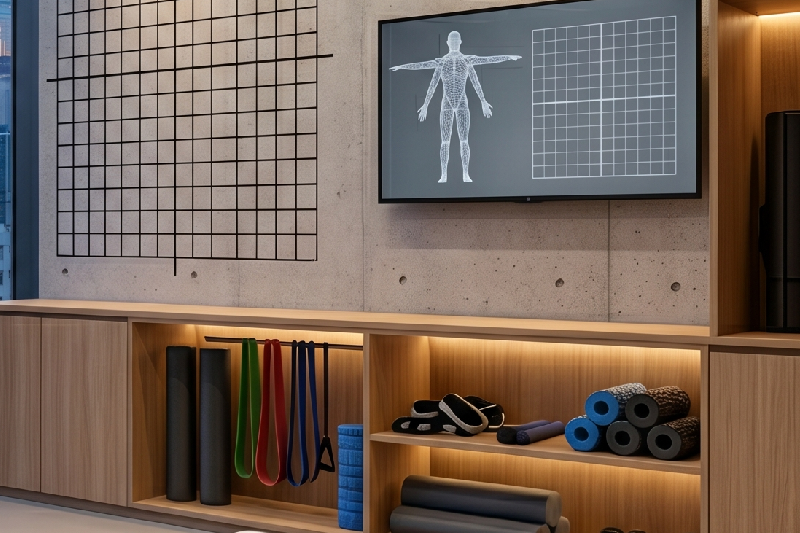 Quiet corrective posture studio environment